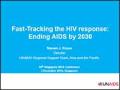 Fast-Tracking the HIV Response: Ending AIDS by 2030