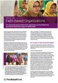 FOCUS ON: Faith-based Organizations