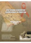 HIV Second Generation Surveillance in Pakistan National Report Round IV - 2011