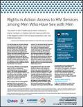 Rights in Action: Access to HIV Services among Men Who Have Sex with Men