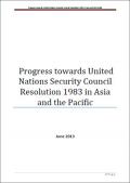 Progress towards United Nations Security Council Resolution 1983 in Asia and the Pacific