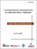 Standard Operating Procedures for Antiretroviral Therapy