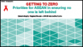 Getting to Zero: Priorities for ASEAN in ensuring no one is left behind