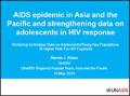 AIDS Epidemic in Asia and the Pacific and Strengthening Data on Adolescents in HIV Response