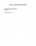 Bangladesh Global AIDS Response Progress Report 2012
