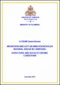 Migration and Left-Behind Households in Rural Cambodia: Structure and Socio-Economic Conditions