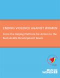 Ending Violence against Women: From the Beijing Platform for Action to the Sustainable Development Goals