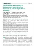 The Evolution of HIV Policy in Vietnam: From Punitive Control Measures to a More Rights-Based Approach