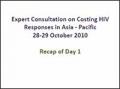 Recap of Day 1: Expert Consultation on Costing HIV Responses in Asia-Pacific