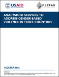 Analysis of Services to Address Gender-based Violence in Three Countries