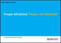 GAP Report 2014 People Left Behind: People with Disabilities