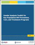 Gender Analysis Toolkit for Key Population HIV Prevention, Care and Treatment Programs