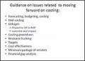 Guidance on Issues Related to Moving forward on Costing