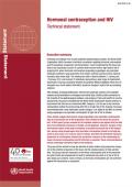 Hormonal Contraception and HIV: Technical Statement