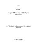 Integrated Behavioral and Biological Surveillance: A Pilot Study in Karachi and Rawalpindi 2004-2005
