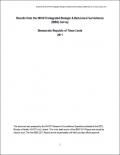 Results from the HIV/STI Integrated Biologic and Behavioral Surveillance (IBBS) Survey Democratic Republic of Timor Leste 2011