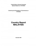 Malaysia: UNGASS Country Progress Report 2005