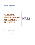 Indonesia: National AIDS Spending Assessment 2011-2012