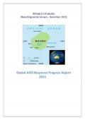 Nauru Global AIDS Response Progress Report 2014