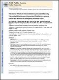 Prevalence of Human Immunodeficiency Virus and Sexually Transmitted Infections and Associated Risk Factors among Female Sex Workers in Guangdong Province, China