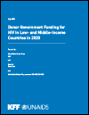 Donor Government Funding for HIV in Low- and Middle-Income Countries in 2020