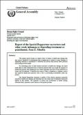 Report of the Special Rapporteur on Torture and Other Cruel, Inhuman or Degrading Treatment or Punishment