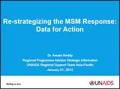 Re-Strategizing the MSM Response: Data for Action