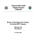 Review of the Papua New Guinea Provincial HIV Program