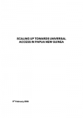 Scaling Up Towards Universal Access in Papua New Guinea