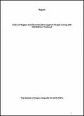 Index of Stigma and Discrimination against People Living with HIV/AIDS in Thailand