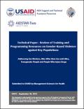 Technical Paper: Review of Training and Programming Resources on Gender-Based Violence against Key Populations