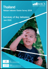 Thailand Multiple Indicator Cluster Survey 2019 Summary of Key Indicators