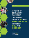 Analysis of Community Treatment Observatory Data for HIV and Hepatitis C Virus Services in India and Indonesia