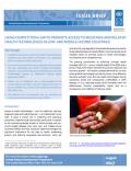 UNDP Issue Brief: Using Competition Law to Promote Access to Medicines and Related Health Technologies in Low- and Middle-income Countries