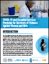 COVID-19 and Essential Services Provision for Survivors of Violence Against Women and Girls