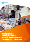 Updated recommendations on simplified service delivery and diagnostics for hepatitis C infection